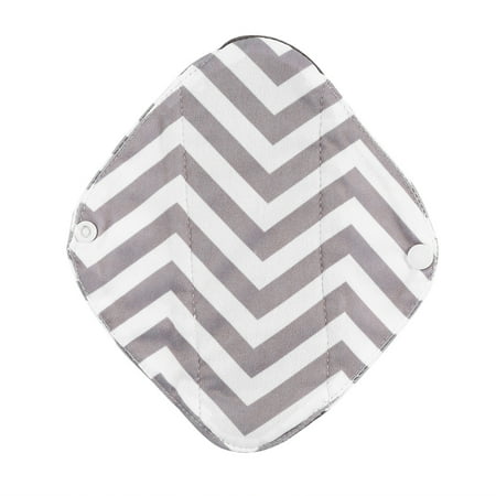 6 pi/èces serviette hygi/énique coussin menstruel lavable au charbon de bambou femmes soins serviettes hygi/éniques r/éutilisables absorbantes